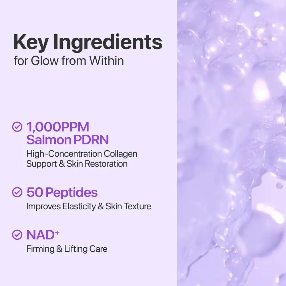 تونر روشن کننده و ضدچروک حاوی پپتاید PDRN و +NAD شماره 9 نامبوزین