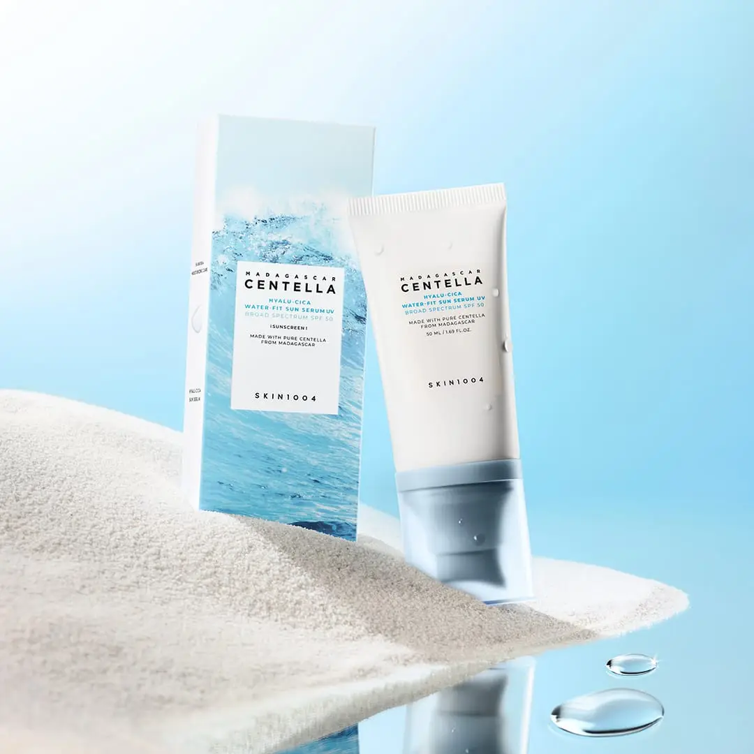 سرم ضد آفتاب سنتلا برند اسکین 1004 بی رنگ با SPF 50